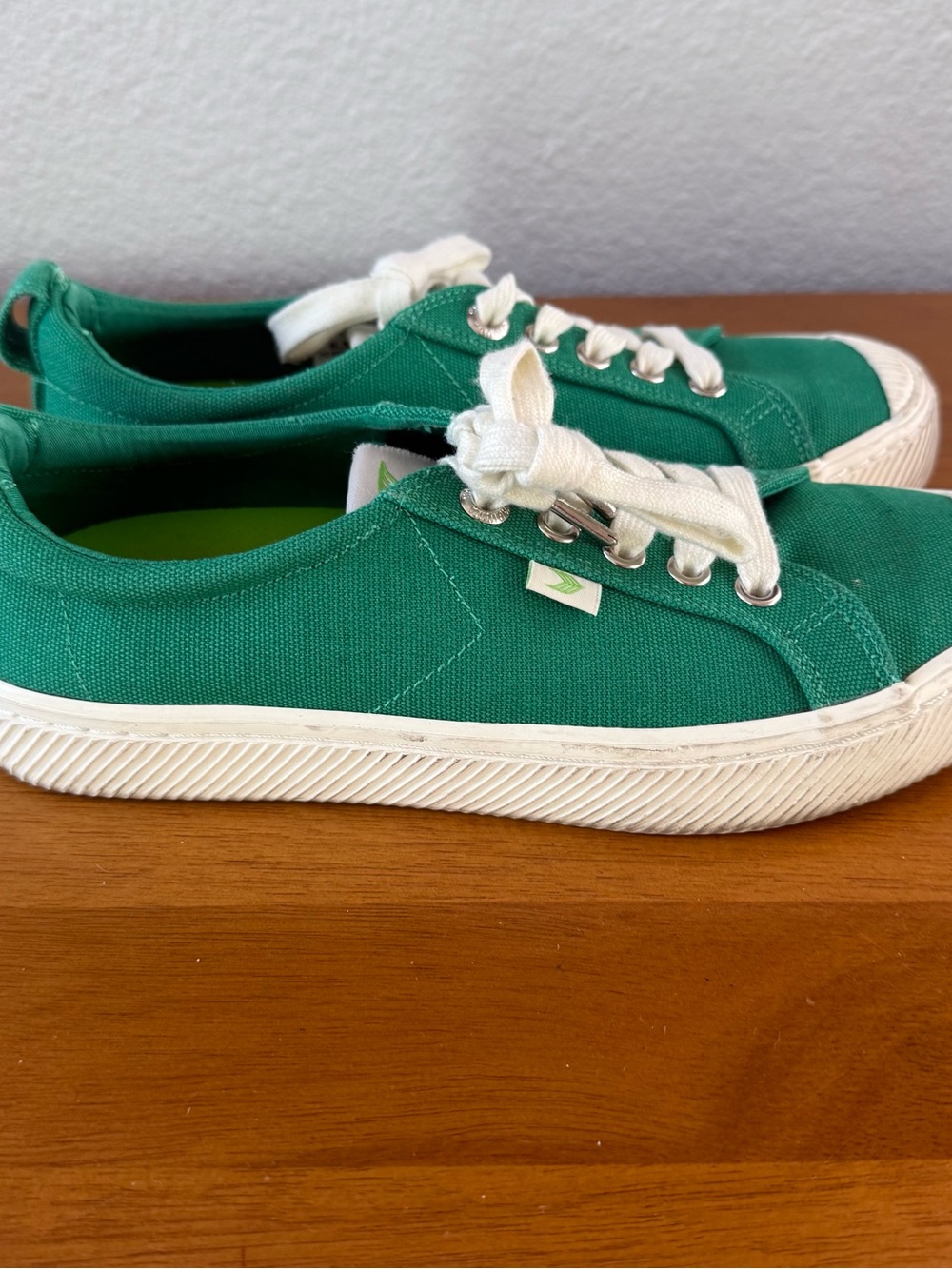 Cariuma Unisex Pantone Greenbrier OCA Low Canvas Sneakers Green W 6.5